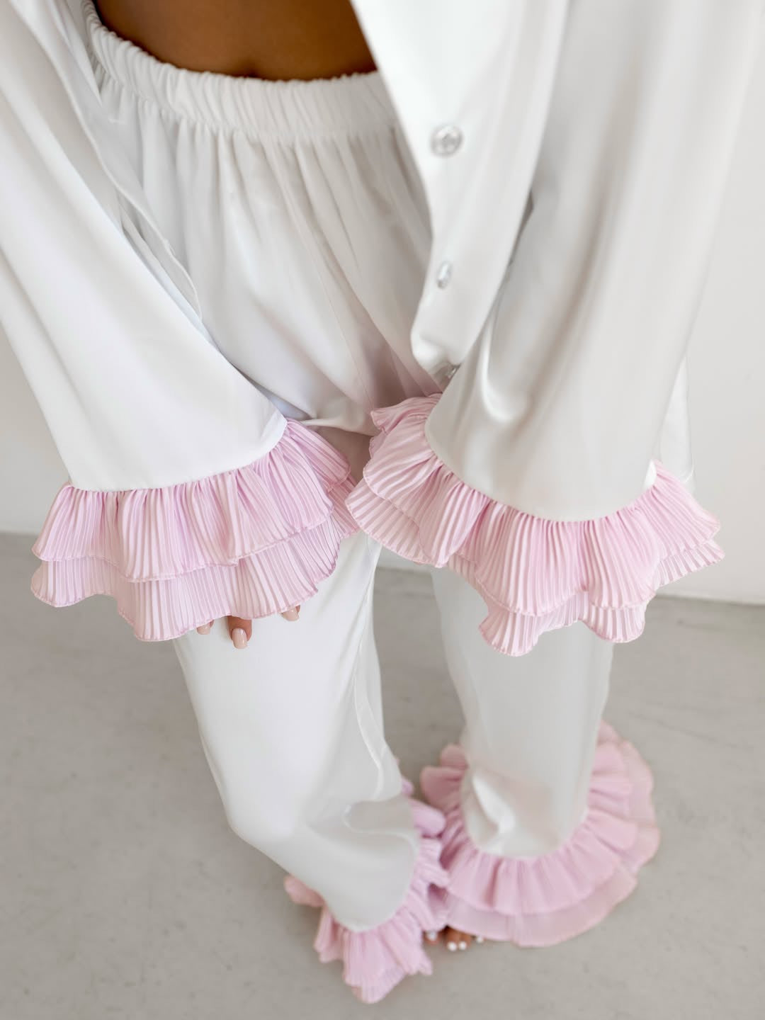 Aurora Lounge Set Ivory Blush