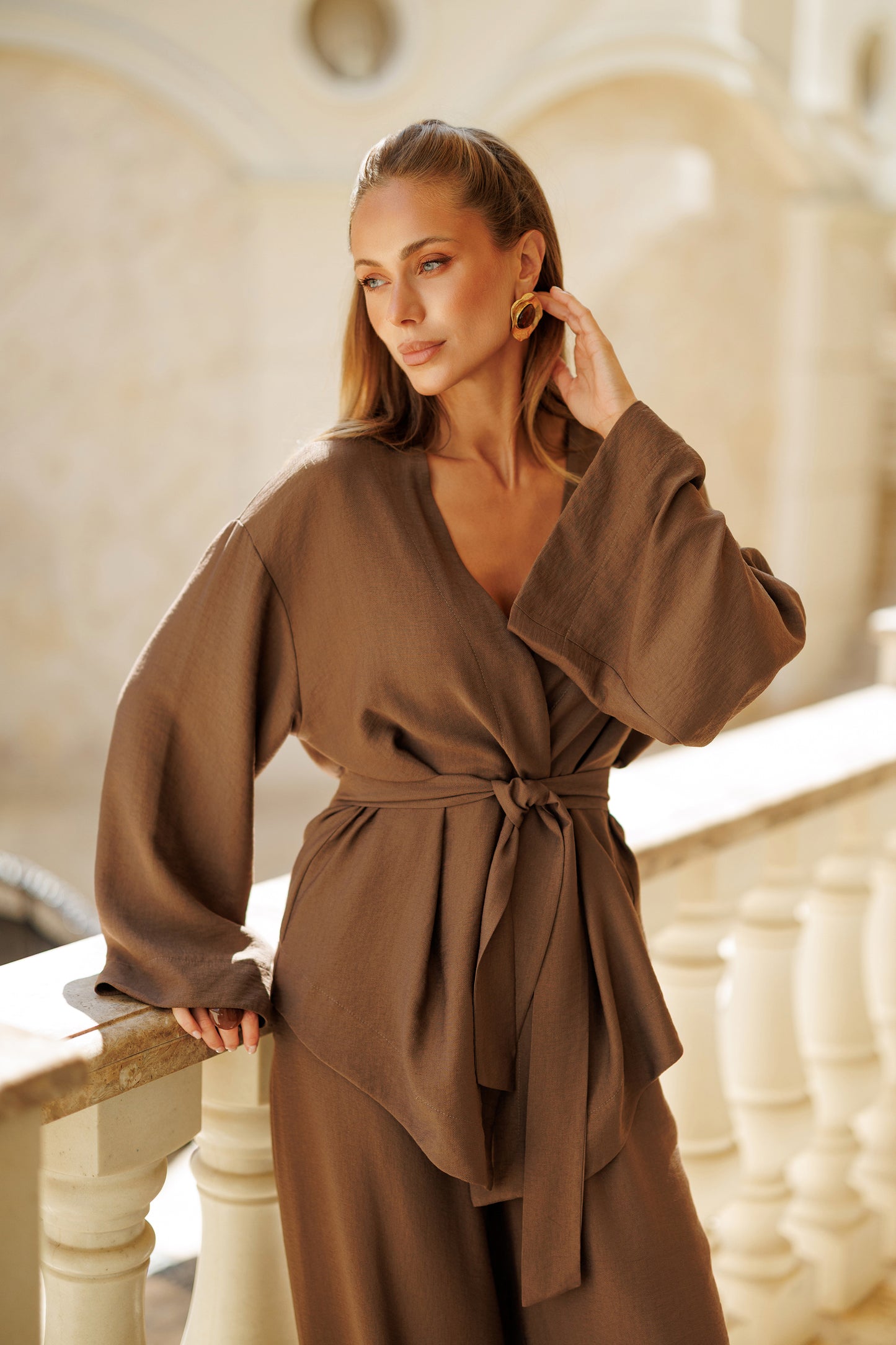 Armani Silk & Linen Boho Set