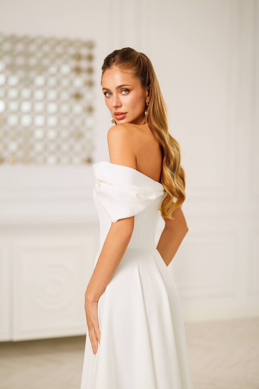 Aurélia Off-Shoulder Midi Dress