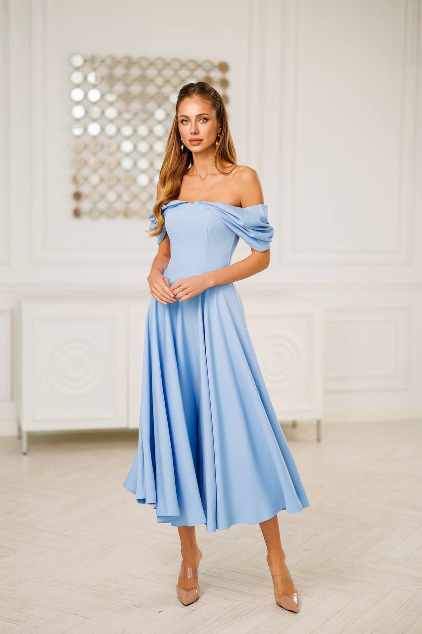 Aurélia Off-Shoulder Midi Dress
