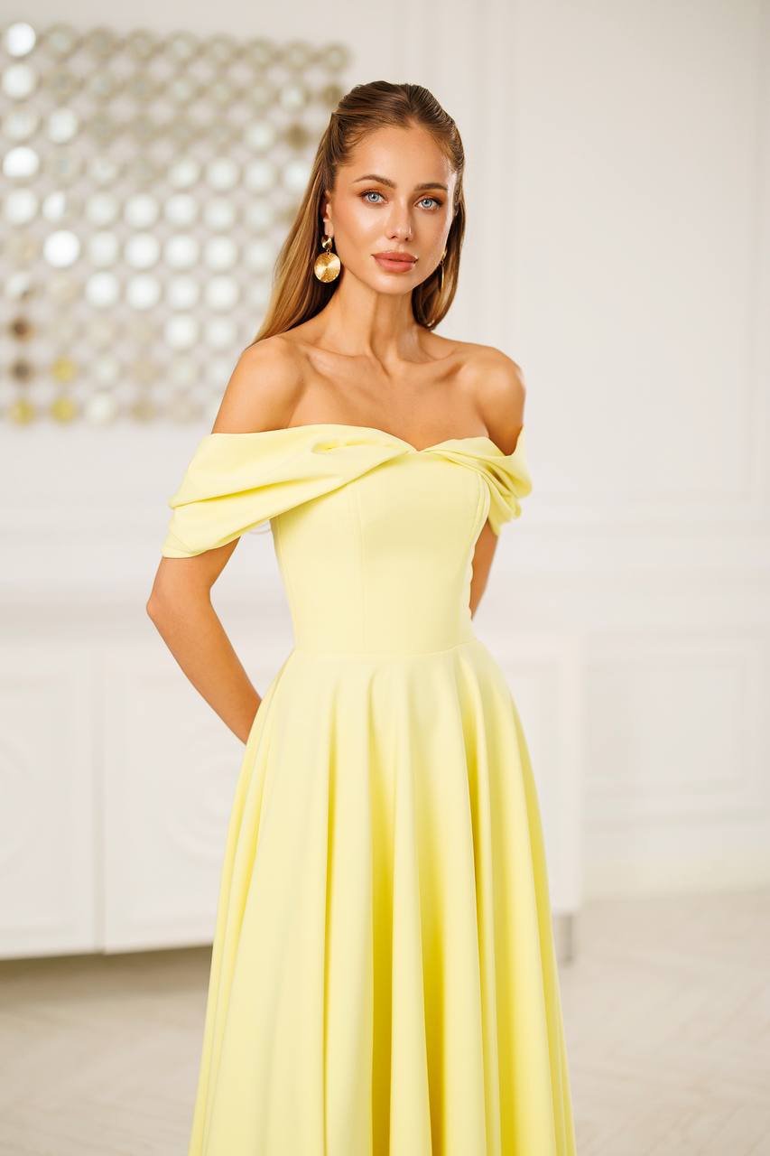 Aurélia Off-Shoulder Midi Dress