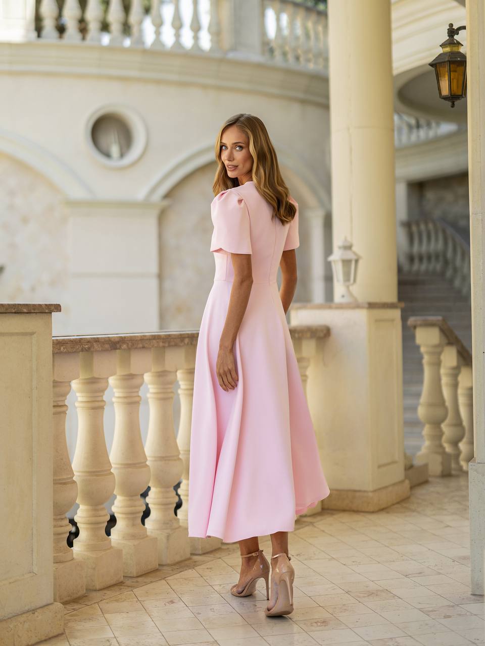 Aurélia Tulip Sleeve Midi Dress