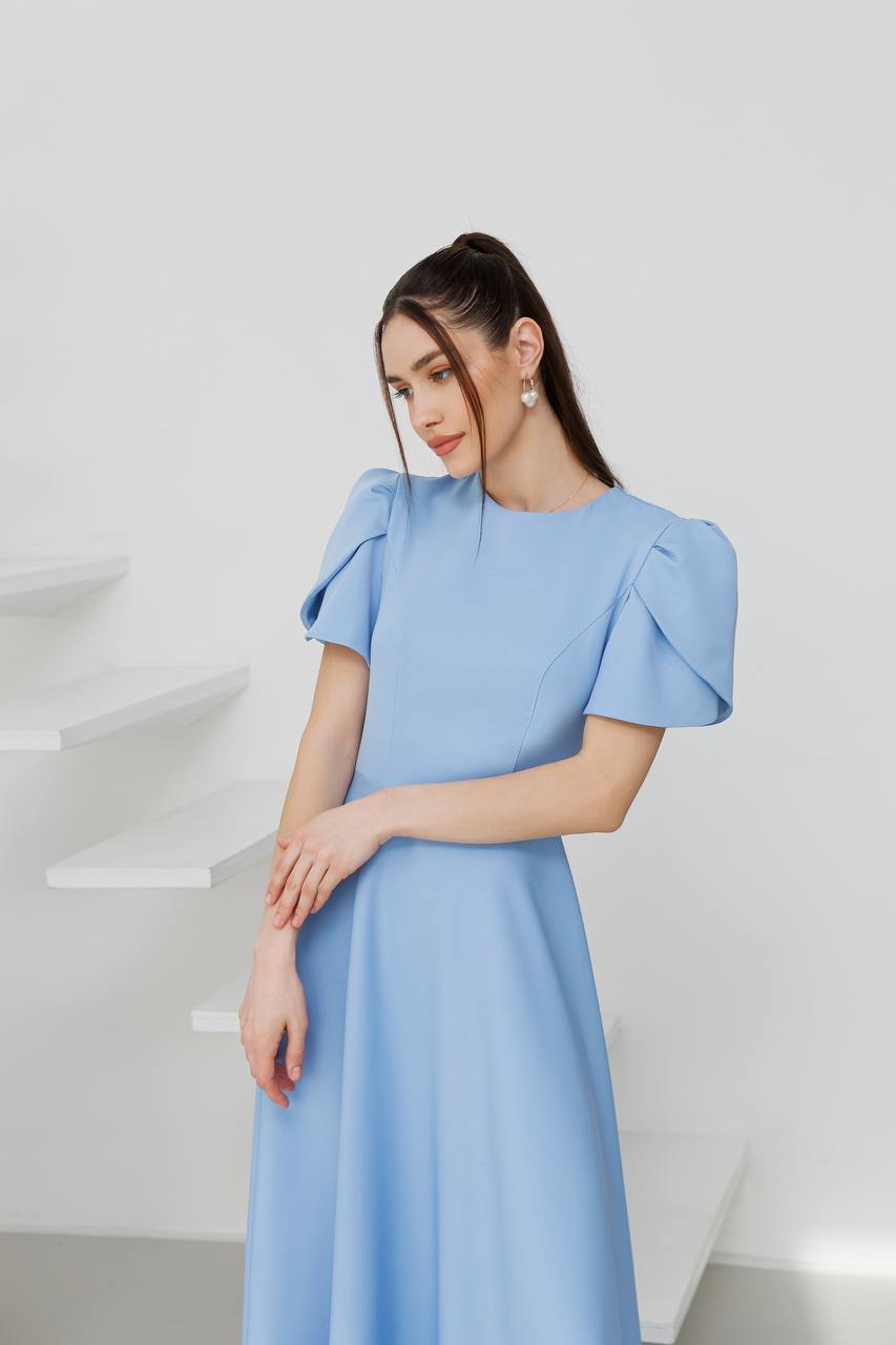 Aurélia Tulip Sleeve Midi Dress