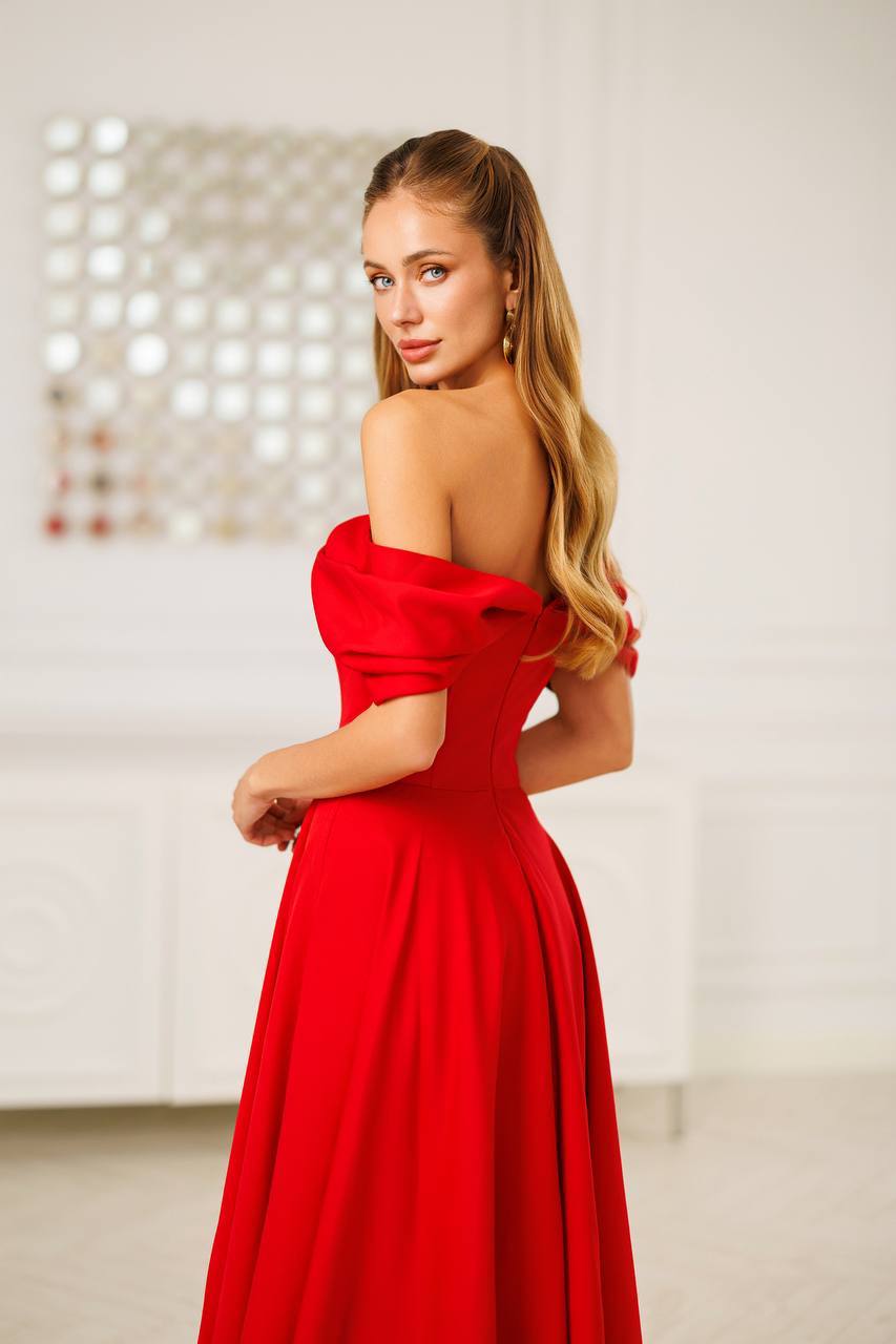 Aurélia Off-Shoulder Midi Dress