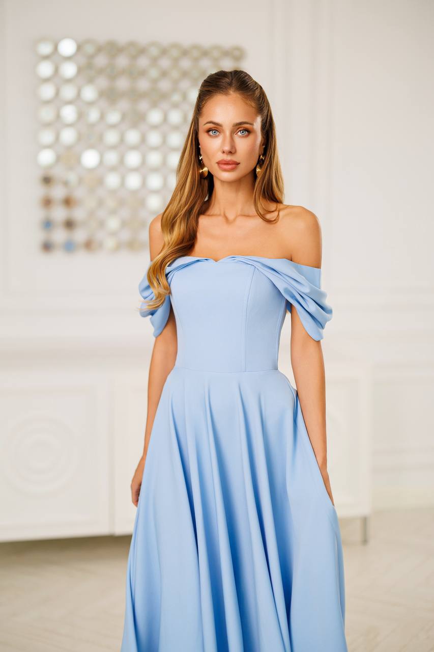 Aurélia Off-Shoulder Midi Dress