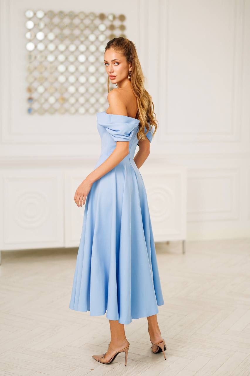Aurélia Off-Shoulder Midi Dress
