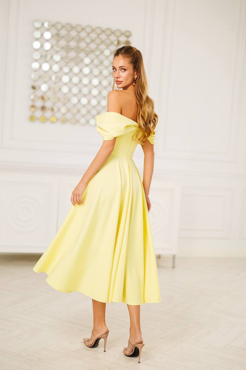 Aurélia Off-Shoulder Midi Dress