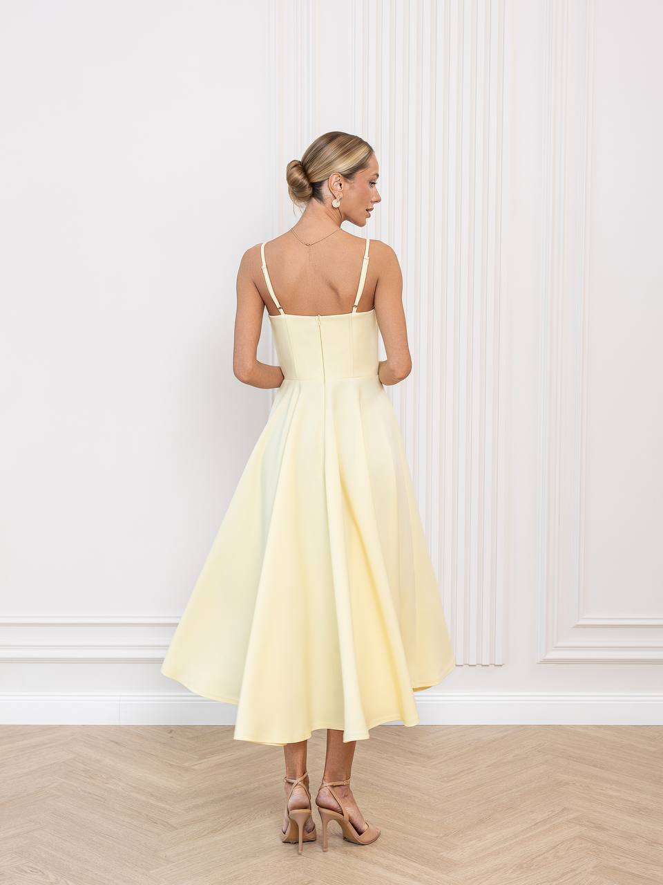 Aurélia Draped Midi Dress